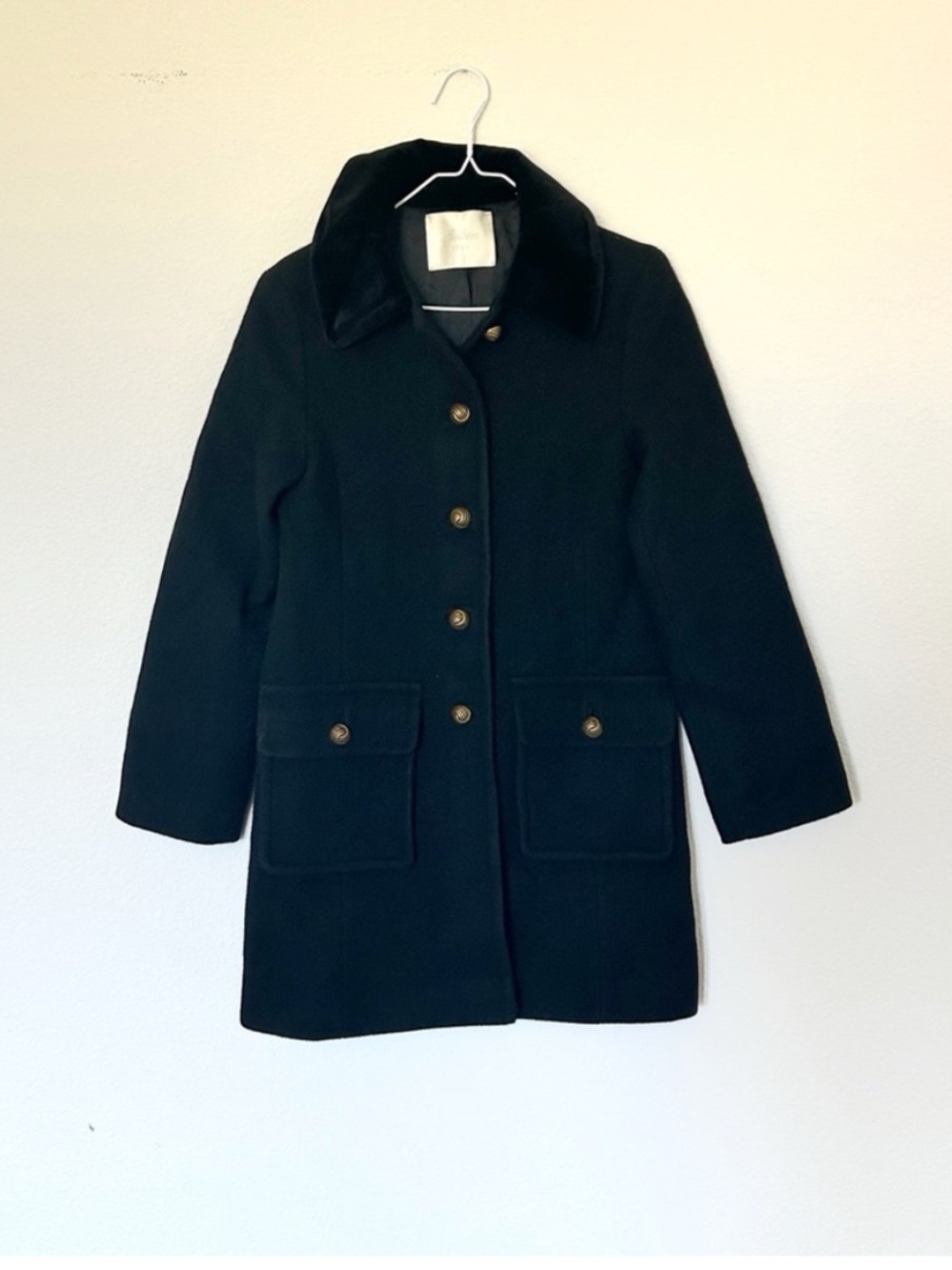 Doen Heirloom Kensington Wool Coat Black - Picture 6 of 11